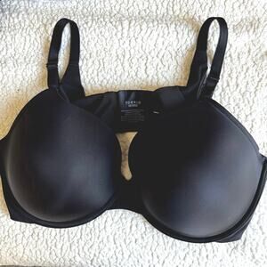 Torrid  Black 360 Smoothing Push-up Plunge Underwire Women’s 48DDD Supportive